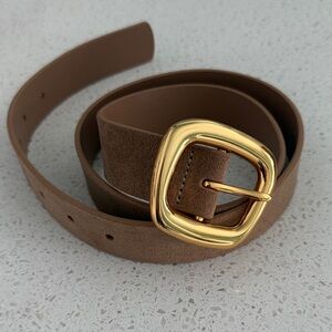 Madewell suede leather belt